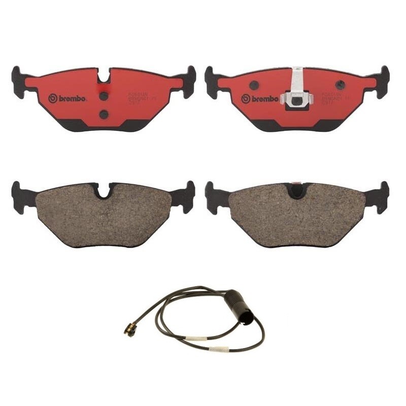 Brembo Rear Ceramic Brake Pads and Wear Sensor For BMW E36 318ti 9599