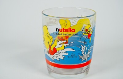 THE SIMPSONS NUTELLA 2002 GLAS SAMMEGLAS LIMITED EDITION
