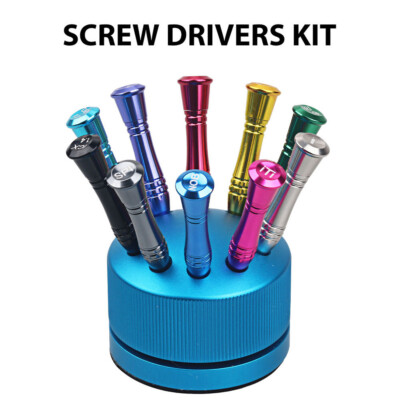10Pcs/Kit Dental Lab Implant Screwdriver For Implants System Drilling Tool Blue