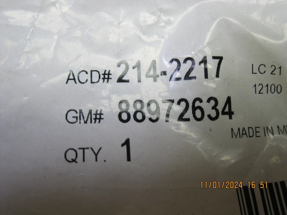 EGR Vacuum and Evaporation Pressure Regulator Solenoid Valve 214-2217 88972634 - Imagem 4 de 4