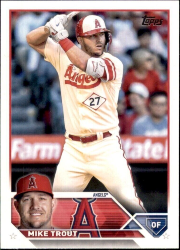 2023 Topps Mike Trout Card #27 Los Angeles Angels - Photo 1/2