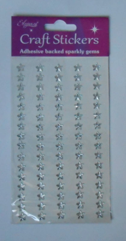 OAKTREE UK BEAUTIFUL DIAMANTE STAR EMBELLISHMENTS FOR CARDS AND CRAFTS