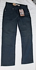 NEW- Levi's 514 Jeans Boys Size 8 Regular Straight Leg Dark Blue Denim
