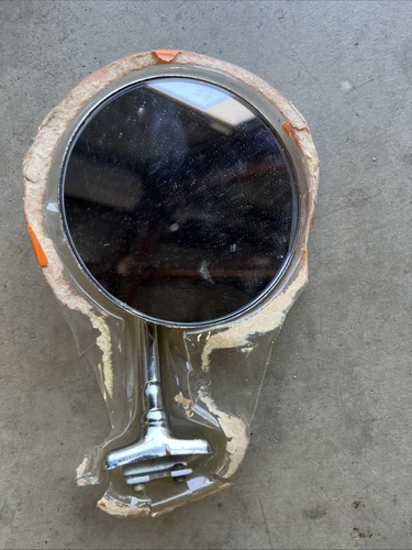 Vtg Rear View mirror Side Rain Gutter Hot Rat Rod Auto Truck 1950's ford Chevy