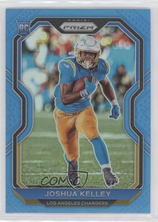 2020 Panini Prizm Rookie Light Blue Prizm Joshua Kelley #326 Rookie RC 2ng
