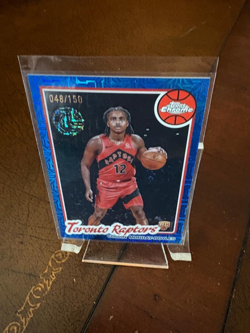 2025/26 TOPPS CHROME COLLIN MURRAY-BOYLES BLUE MOJO REFRACTOR ROOKIE RC #D 150