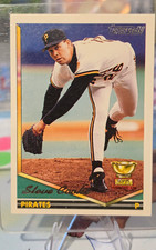 Topps 1994 Steve Cooke Pittsburgh Pirates Rookie Baseball Card #72. rookie card picture
