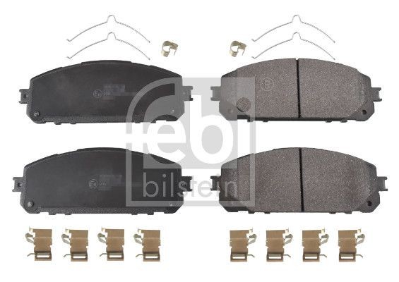 FEBI BILSTEIN 170624 Brake Pad Set Front 167.1mm Length Fits Jeep Cherokee