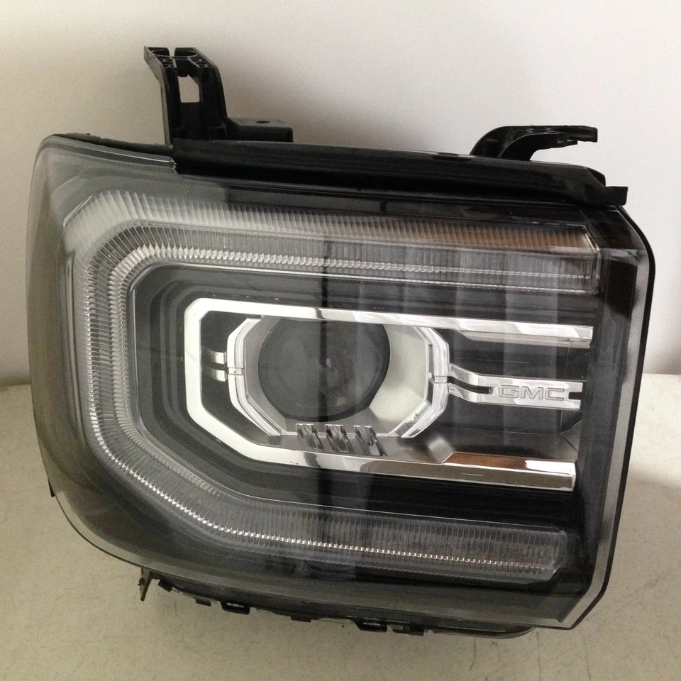 GMC Sierra Denali 1500 2016-2018 faro LED lateral derecho pasajero OEM brillante Foto 2 de 4