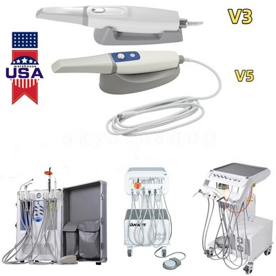 Dental Scanner 3D Real-time Display w/ AI Scanning Software+4 Tips