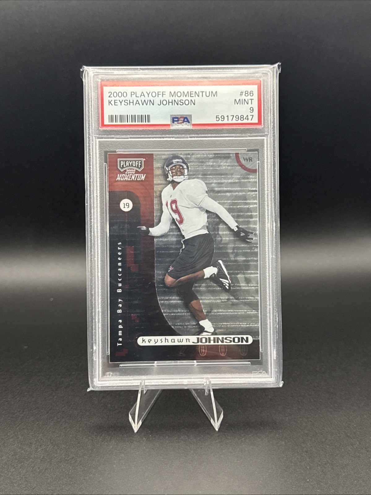 2000 Playoff Momentum - Keyshawn Johnson #86 Psa 9