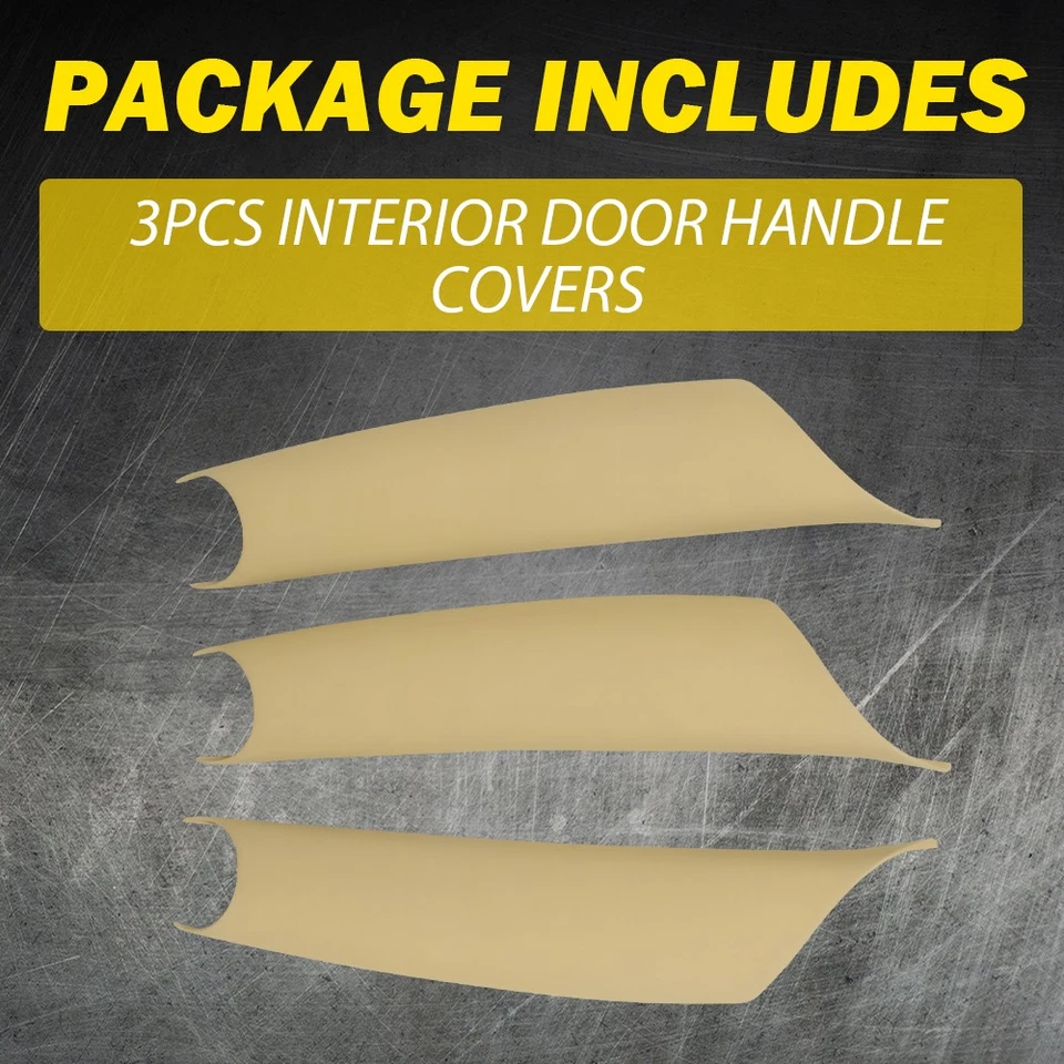 3-15X Inner Door Panel Handle Pull Trim Cover Set For 14-18 BMW X5 X6 F15 F16 - Image 4 of 4