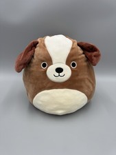 Squishmallows Bernie The St. Bernard Dog 10” Brown Plush Stuffed Animal Kellytoy