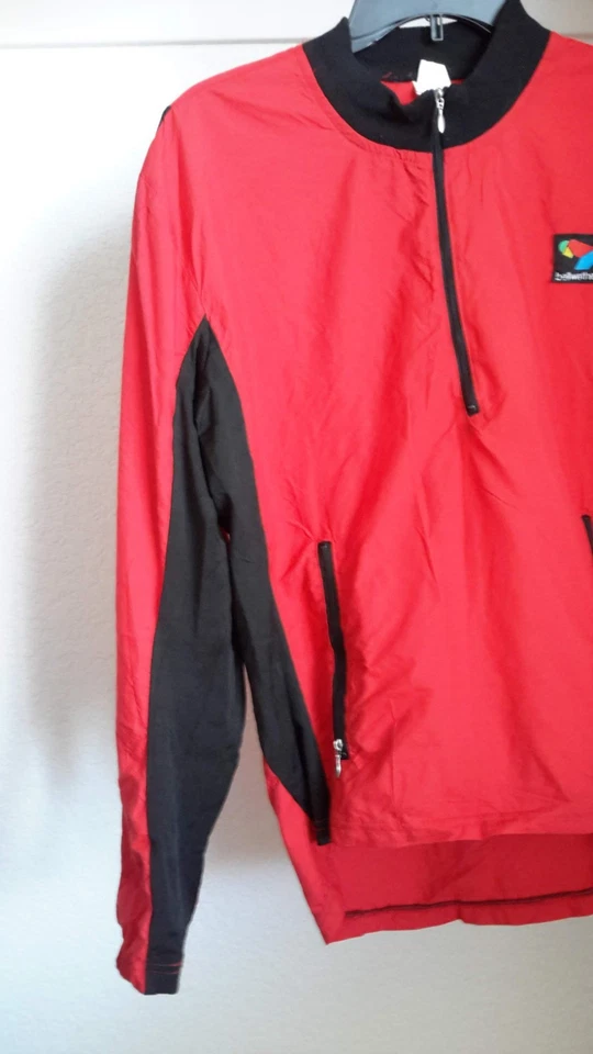 Vintage Bellwether Half Zip Jacket Unisex Medium Cycling Windbreaker USA 90s - Image 4 of 4