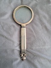 Vintage Silver Plated Magnifying Acorn  design By Godinger