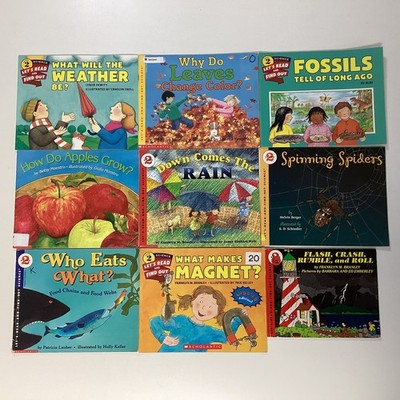 Let's-Read-and-Find-Out Level 2 Science Planets History 9 Home School Book Lot