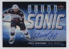 2024-25 Upper Deck Fleer Ultra Ultrasonic Auto Kirill Marchenko #SN-9 Auto a3x