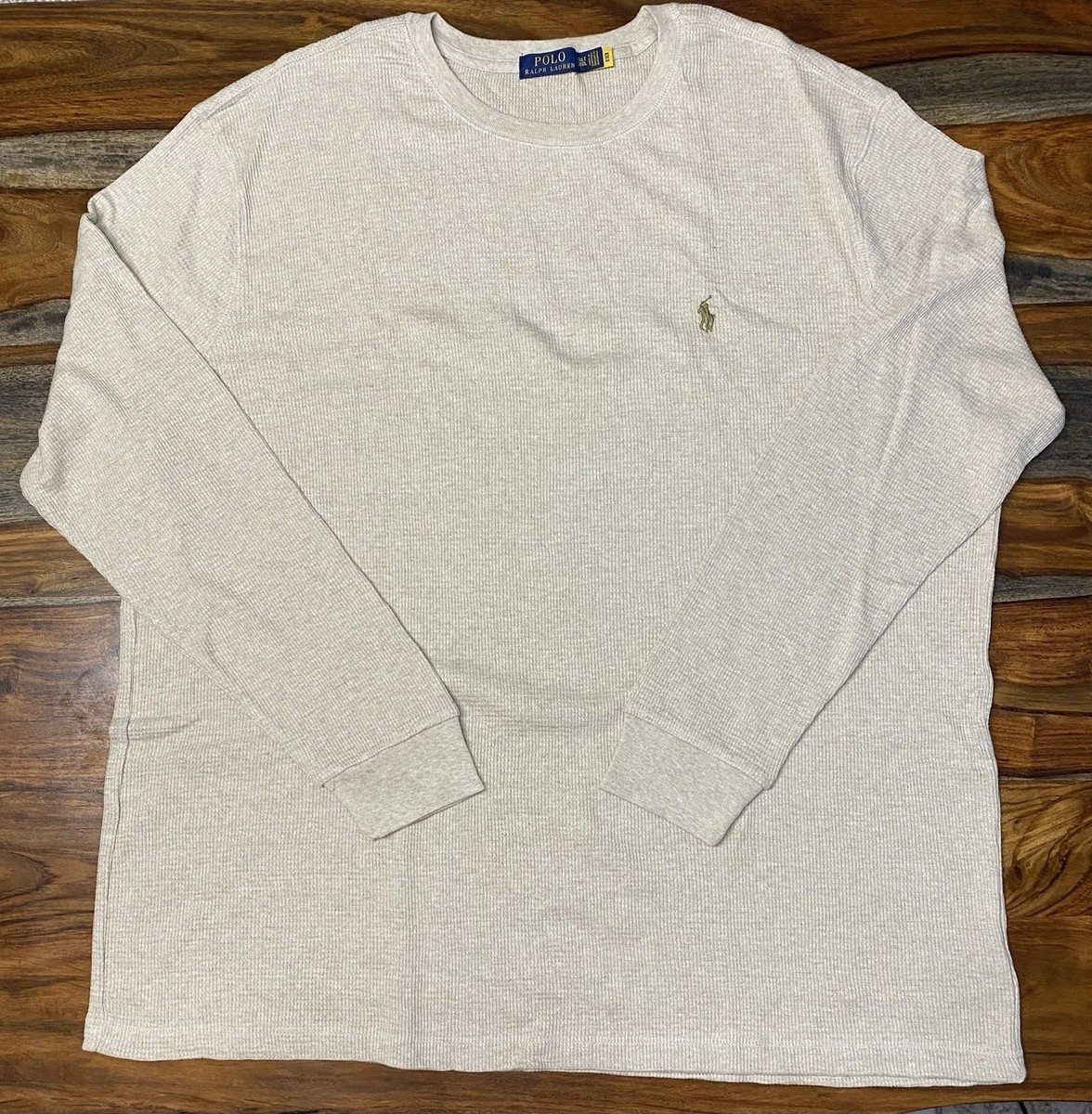Polo Ralph Lauren Waffle Thermal Long Sleeve Shirt Men's Big