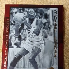 Upper Deck Michael Jordan Career The Pride of North Carolina 1999 Insert #6
