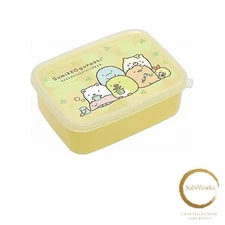New San-x Sumikko Gurashi Lunch Box w/ Two Small Containers Clover Yellow
