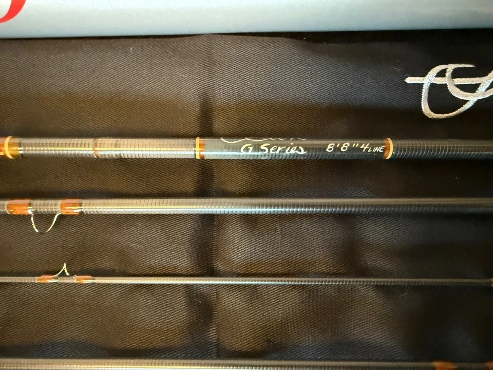 Scott G Series 884 (8' 8" 4 pesos caña de mosca, tubo y manguito de varilla incluidos) Foto 2 de 4