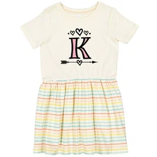 Inktastic Letter K Monogram Tribal Arrow Toddler Dress Initials Initial Cute