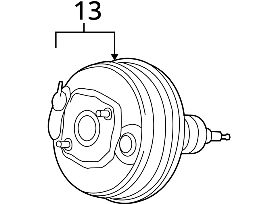 Amplificador de freno eléctrico Audi A4 Quattro 2009-2012 OEM KNJ8S Foto 3 de 3
