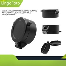 25.5-69mm Caliber Scope Lens Cover Cap Sighting Telescope Lens Cover Dust Cap