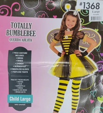Amscan 842884 Bumble Bee Costume, Children Large Size, 1 Piece