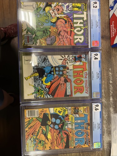 Thor Marvel Comics CGC Graded 364-366 Throg Sequence Trilogy Rare Vintage