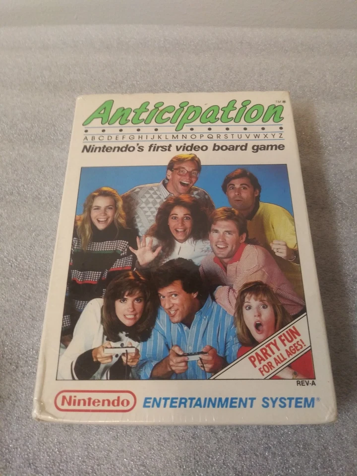 Anticipation NES - NUEVO Juego de Mesa Nintendo 1988 Costura H Sellado de Fábrica Foto 2 de 4