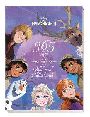 Disney Die Eiskönigin 2: 365 Tage Mal- und Rätselspaß: Block mit Perfo 1548889-2