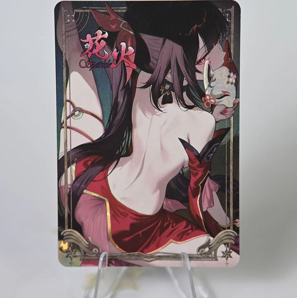 5×Honkai: Star Rail Sparkle Doujin Card Goddess Stroy DIY Waifu Custom Holo - Image 4 of 4