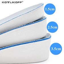 1.5-3.5cm Height Increase Insoles Breathable High-Elastic Sport Sole P