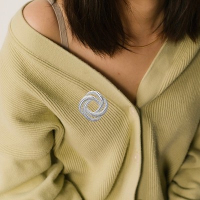 Broschen Damen Für Kleidung Pullover-Pin Minimalistische Metallbrosche