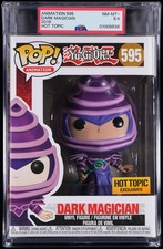 Dark Magician Animation Yu-Gi-Oh Hot Topic 595 Funko Pop! PSA 8.5