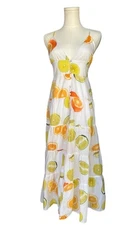 Edie Parker x J. Crew Summer Capsule Collection Citrus Dress XS