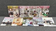 Lot of 8 Elle Décor Magazines – 2016–2017 Interior Design & Home Style