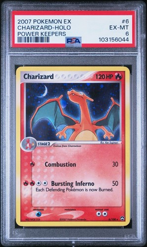 Charizard graded PSA 6 for sale on eBay