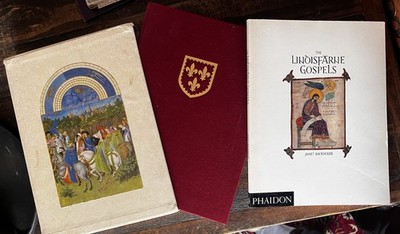 2 X Tres Riches Jean Duke de Berry Lindisfarne Gospel Medieval Illuminated