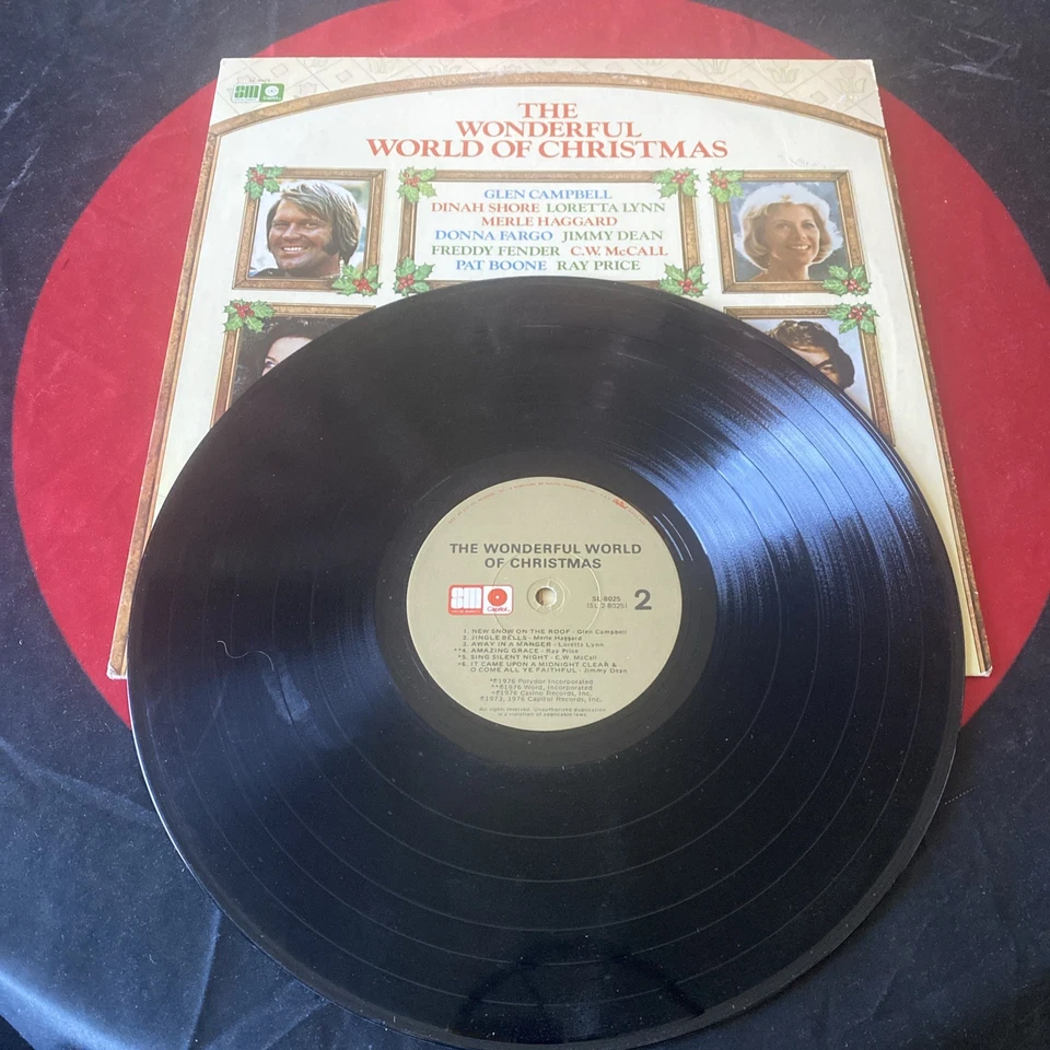 🎅🏼 The Wonderful World of Christmas #2  (1976, Vinyl LP) Merle Haggard $12.25 - Image 4 of 4