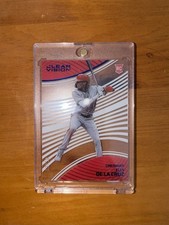Elly De La Cruz 2023 Panini Chronicles Clear Vision Blue # /50 Cincinnatti Reds