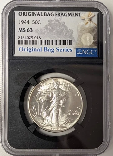 1944 Walking Liberty Half Dollar - NGC MS63 Bag Series Fragment - A315
