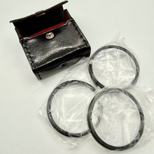 Vivitar 55mm Close-Up Lens Filter Set No 1 2 4 Coated with Case Japan Macro