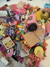Vintage Barbie Cooking Food Accessory kitchen Littles Happy Family Food Lot