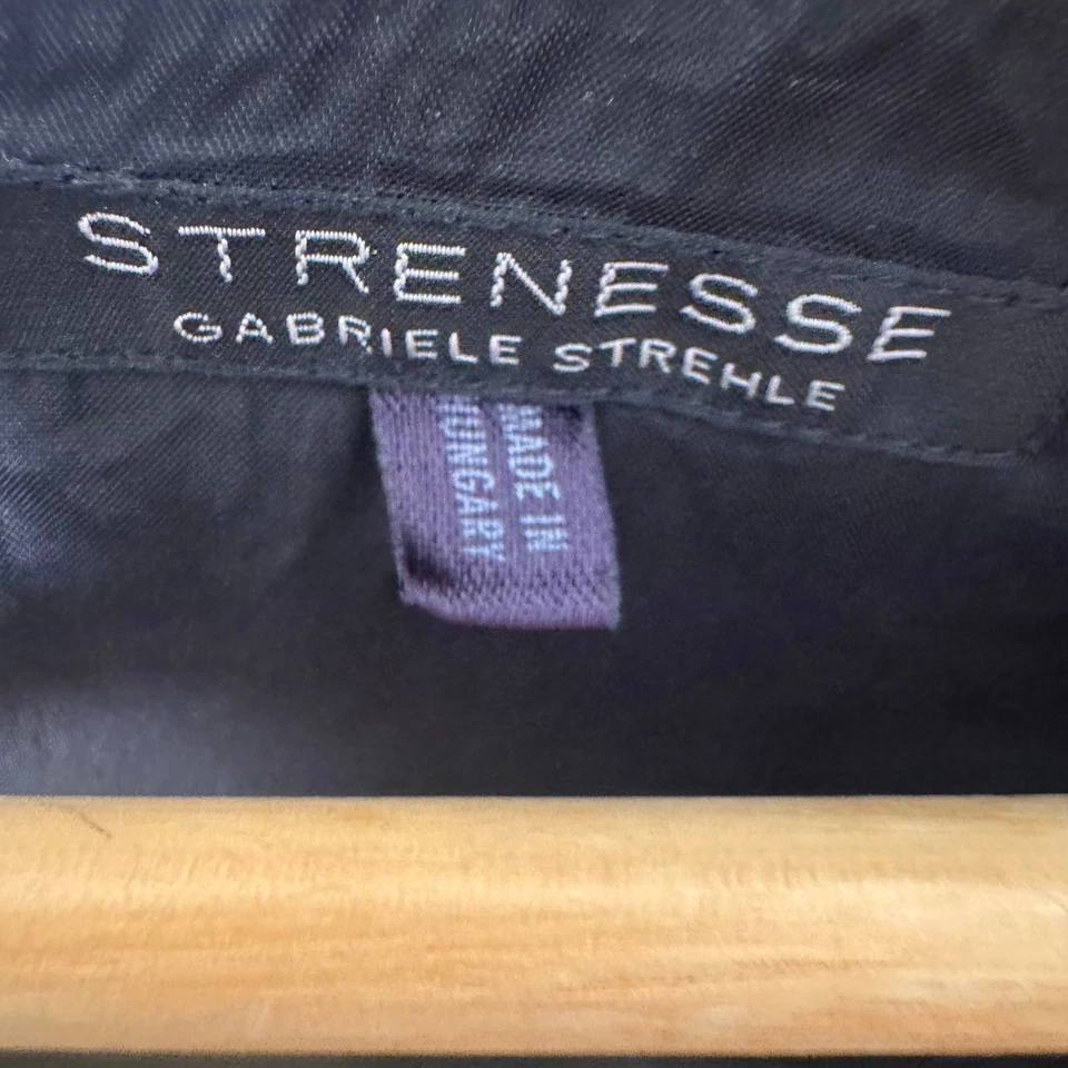 Strenesse Gabriele Strehle Sheath Dress Women's 4 Short Sleeve Scoop Neck Lined - Image 2 of 4