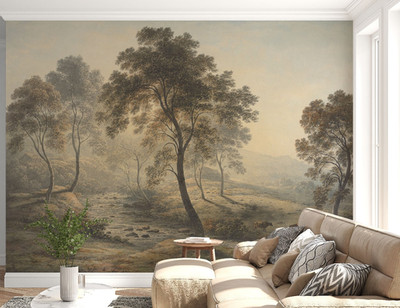 Landscape Painting - European Classical Art Wallpaper, Wall Mural, Tapestry