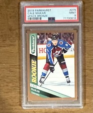 PSA 9 CALE MAKAR 2019/20 PARKHURST ePACK *BRONZE* ROOKIE CARD!. rookie card picture
