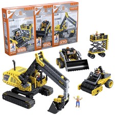 Hexbug VEX STEM Robotics Construction Zone Vehicle 3 Pack Bundle - Yellow