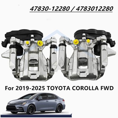 For Toyota Corolla 2019-2025 FWD US 1 Pair Rear Left & Right Disc Brake Calipers